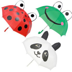 UMBRELLA - LADYBIRD, FROG, PANDA 3D KIDS DOME