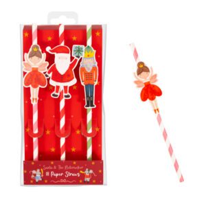 Santa & Nutcracker Straws