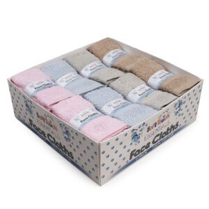 FACE CLOTH - 2 PACK BABY PLUSH
