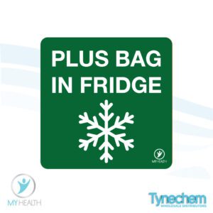 Alert Labels - Plus Bag in Fridge