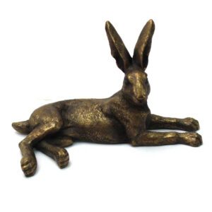 Bronze Reflections - Lying Hare