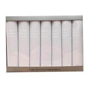 Mens White Hankies 15"