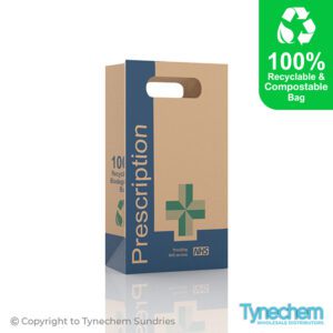 BAGS© -NHS PRESCRIPTI 70gsm CARRIER 7x3.5x12"