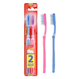 COLGATE TOOTHBRUSH DOUBLE ACTION 2PK