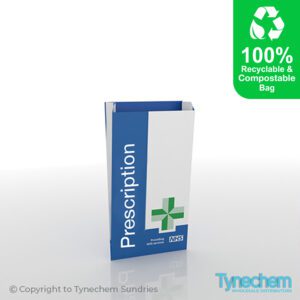 BAGS© - NHS DISPENSING SATCHEL40gsm 6x2.5x12"