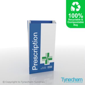 BAGS© - NHS DISPENSING SATCHEL 48gsm 7x3x14"
