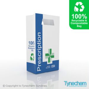 BAGS© -NHS PRESCRIPTI 70gsm CARRIER 7x3.5x12"