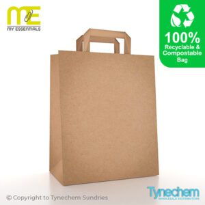 BAGS™ - PAPER TAPE BROWN KRAFT 90gsm - LARGE