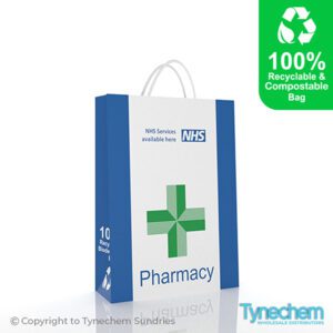 BAGS© - NHS CARRIER (PAPER TWIST) 10.2x4x13"