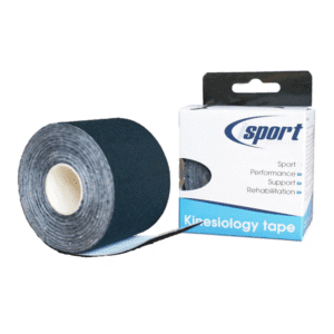 ISPORT - KINESIOLOGY TAPE 5cm x 5 cm Black
