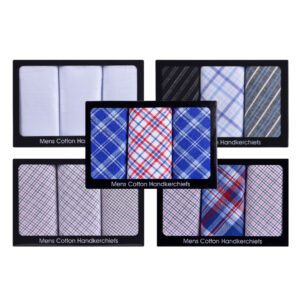 3 Pack Assorted Men's Hankies