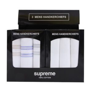 3 Pack Assorted Men's Hankies CDU