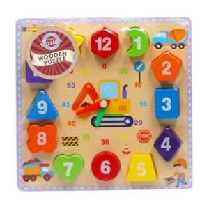 Wood Puzzle Clock