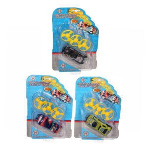 Alloy Car W/Flying Saucers