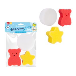 Baby Bath Sponges 3 Pack