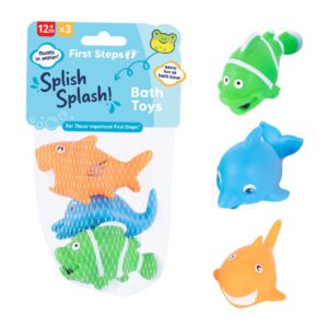 Vinyl Bath Toys Set of 3