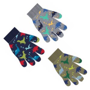 Boys Dino Thermal Magic Gloves