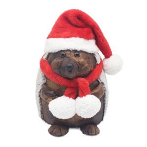 Xmas Hedgehog Doorstop